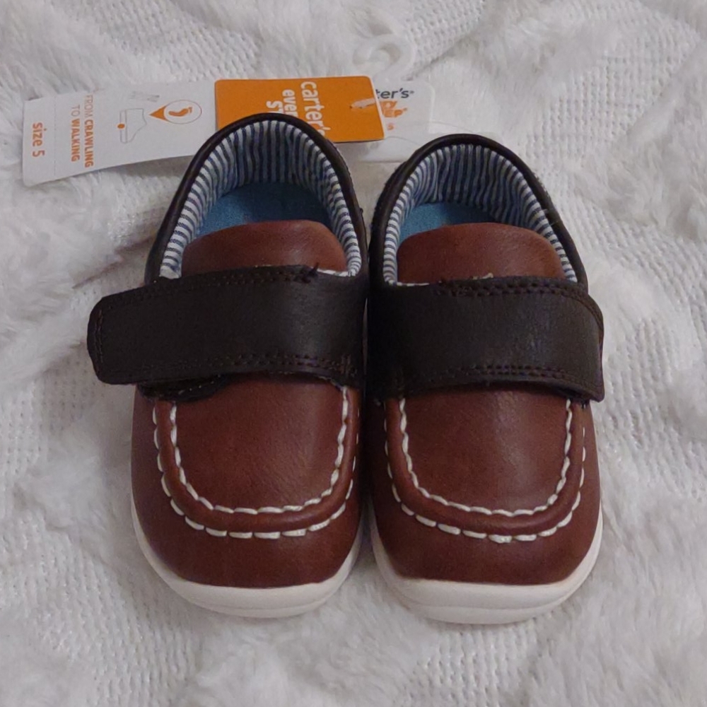 New!! Carter's Jaden Loafers size 5 (12-18 mos)